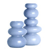 Marine Layer Blue Cairns Glass Vase Set